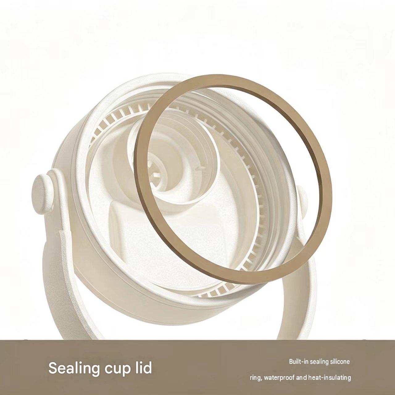 Large-capacity insulated tumbler with 316 stainless steel liner, straw, and dual-drinking design. - 4