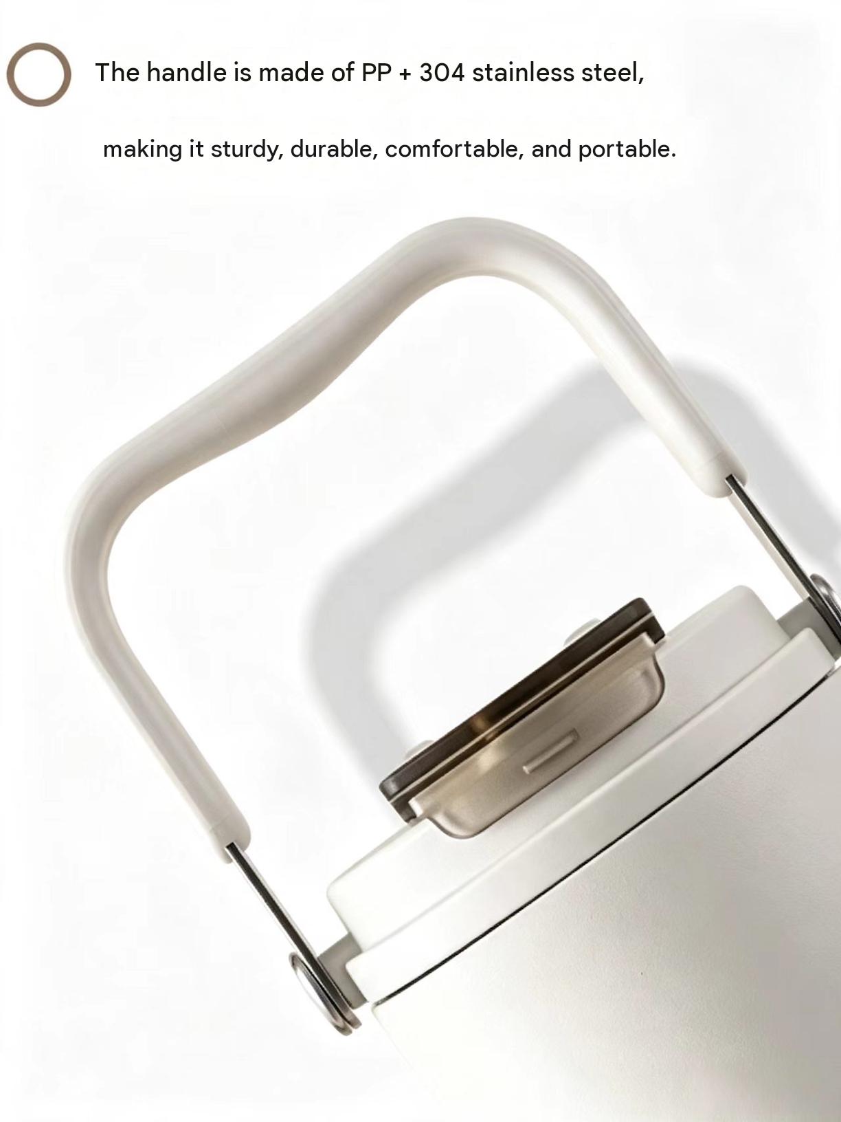 Portable 316 Stainless Steel Car Thermal Mug with Ceramic Lining - 3
